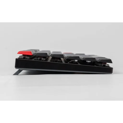 Vezeték nélküli mechanikus billentyűzet Keychron K3 Pro QMK/VIA Fehér háttérvilágítás Barna Kapcsoló (fekete) - 6