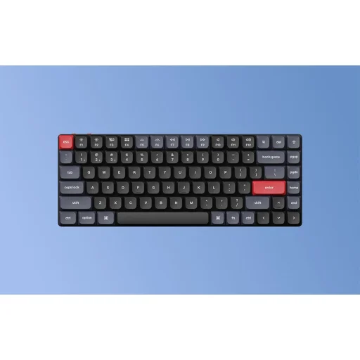 Vezeték nélküli mechanikus billentyűzet Keychron K3 Pro QMK/VIA Fehér háttérvilágítás Barna Kapcsoló (fekete) - 9