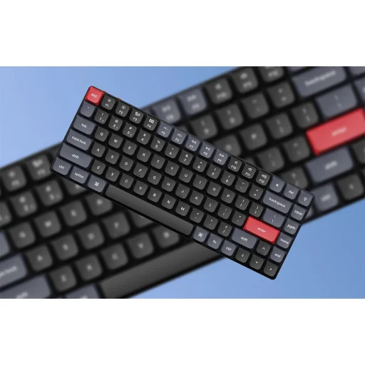 Vezeték nélküli mechanikus billentyűzet Keychron K3 Pro QMK/VIA Fehér háttérvilágítás Barna Kapcsoló (fekete) - 10