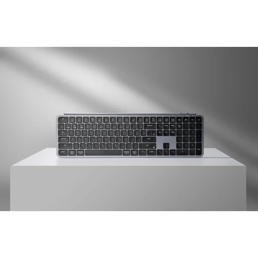 Vezeték nélküli billentyűzet Keychron B6 Pro Ultravékony Teljes (Szürke), - 5