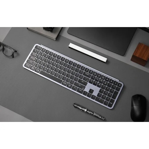 Vezeték nélküli billentyűzet Keychron B6 Pro Ultravékony Teljes (Szürke), - 6