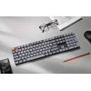 Keychron K5 Max QMK/VIA Fehér háttérvilágítás Alacsony profilú Barna Kapcsoló mechanikus billentyűzet thumbnail