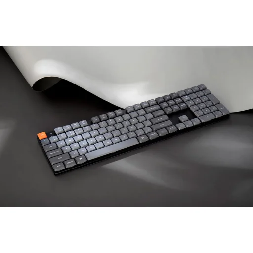 Keychron K5 Max QMK/VIA Fehér háttérvilágítás Alacsony profilú Barna Kapcsoló mechanikus billentyűzet - 4