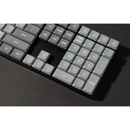 Keychron K5 Max QMK/VIA Fehér háttérvilágítás Alacsony profilú Barna Kapcsoló mechanikus billentyűzet - 7