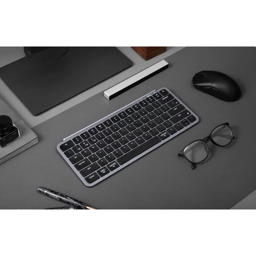 Vezeték nélküli billentyűzet Keychron B1 Pro 2,4 GHz Ultra-Vékony (szürke) - 3