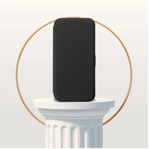 FOLIO Side Magnet fliptok Samsung A26 fekete tok - 2