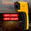 Infravörös lézeres hőmérő (550°C-ig) RC-K-1397 sárga fekete thumbnail