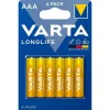 VARTA alkáli elem R3 (AAA) Longlife 6 db - 1