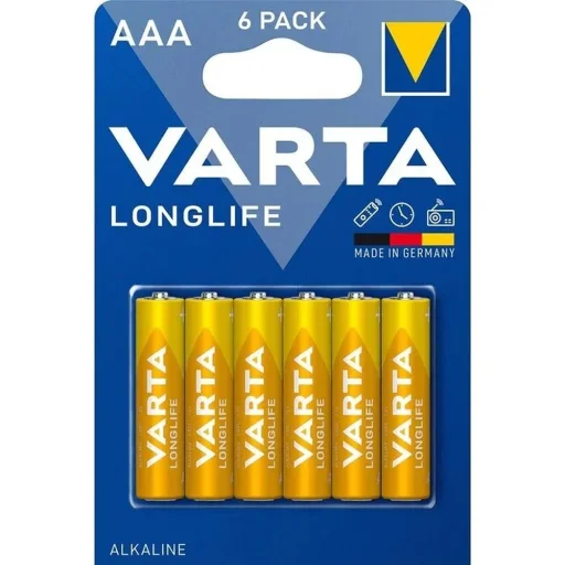 VARTA alkáli elem R3 (AAA) Longlife 6 db - 1