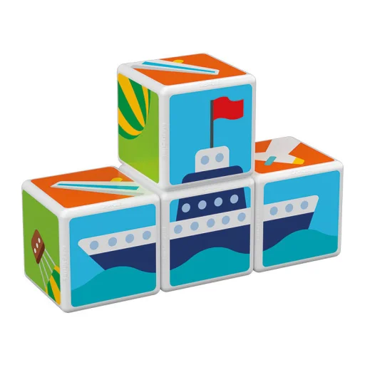  GEOMAG Magicube Nyomtatott Szállító mágneses blokkok + kártyák 7 elemes GEO-122 - 6