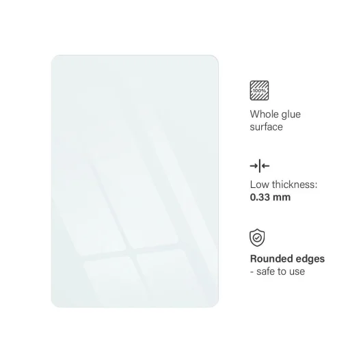 Edzett üveg Blue Star - Samsung Galaxy Tab S9+ 12.4" üvegfólia - 6