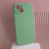 Szilárd szilikon tok iPhone 11-hez világoszöld thumbnail