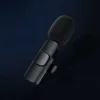 Vezeték nélküli lavalier mikrofon Lightning dupla (2 darabos szett) K1 fekete thumbnail