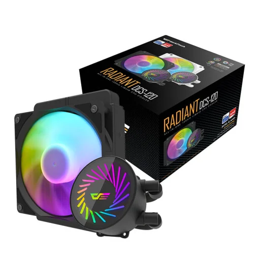 Darkflash DCS120 CPU folyadékhűtés (fekete) - 5