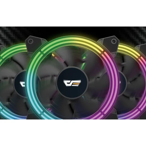 Darkflash CF11 Pro ARGB ventilátorkészlet 3in1 számítógéphez 120x120 (fekete) - 6