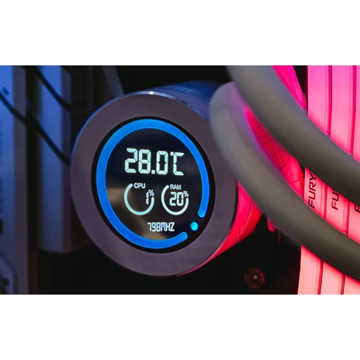  Darkflash Számítógép Hűtő DN-D240 FEHÉR - 5