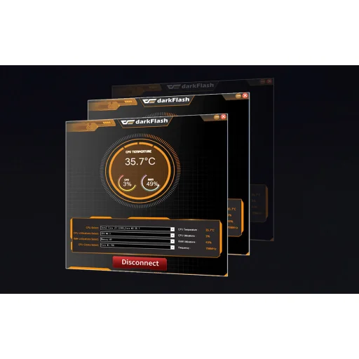  Darkflash Számítógép Hűtő DN-D240 FEHÉR - 10