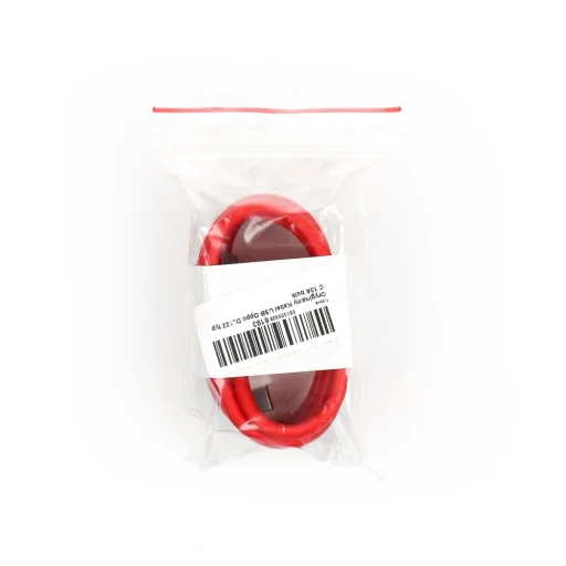 OPPO eredeti kábel Type C to Type C 10A DL122 1 m piros bulk - 3