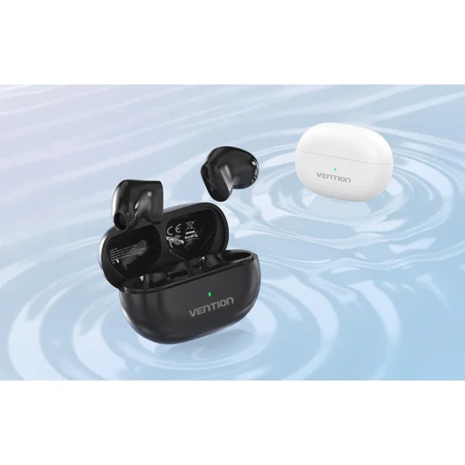 Vezeték nélküli Fülhallgató TWS Vention NBLW0 Earbuds T12 (fehér) - 2