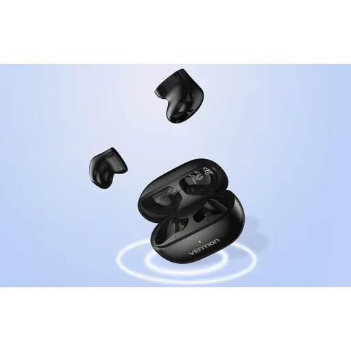 Vezeték nélküli Fülhallgató TWS Vention NBLW0 Earbuds T12 (fehér) - 9