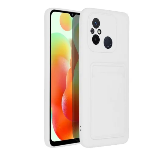 Kártya fliptok Xiaomi Redmi 12C fehér tok - 8