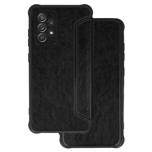 Razor Leather Book tok Samsung Galaxy S23 FE fekete - 1