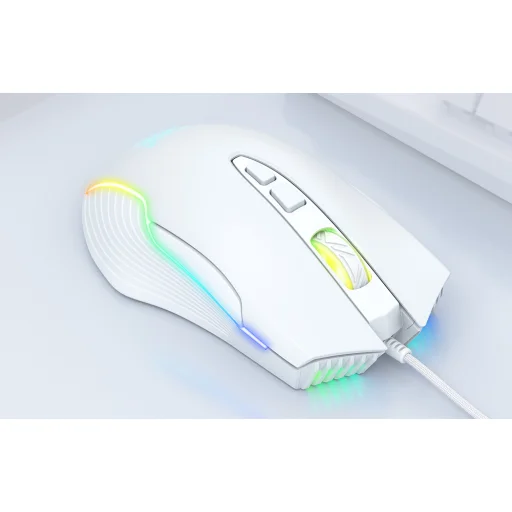 Gaming egér ONIKUMA CW905 fehér vezetékes - 2