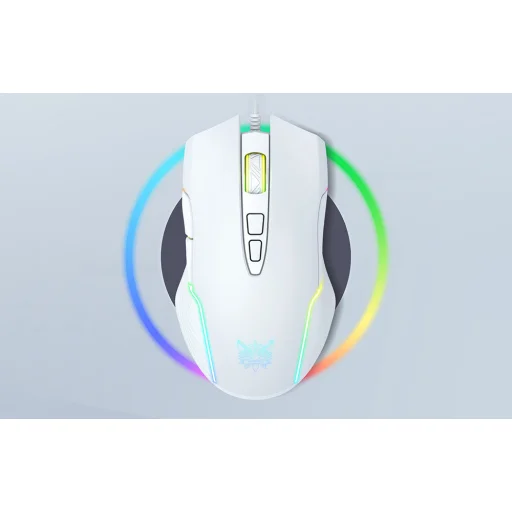 Gaming egér ONIKUMA CW905 fehér vezetékes - 4