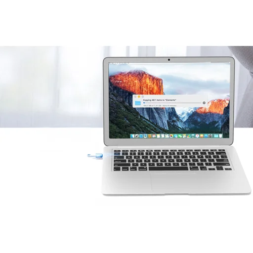 USB-C M - USB 3.0 F OTG Adapter Vention (Szürke), Átalakító kábel, adapter - 4