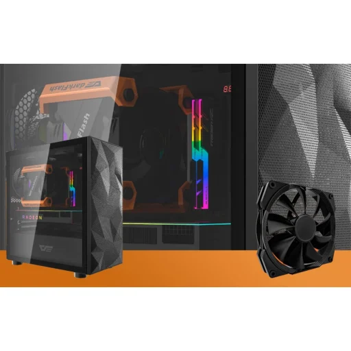 Darkflash S200 számítógép hűtő ventilátor (fekete) - 5