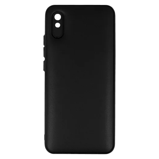 Bőr 3D tok Xiaomi Redmi 9A design 1 fekete tok - 4