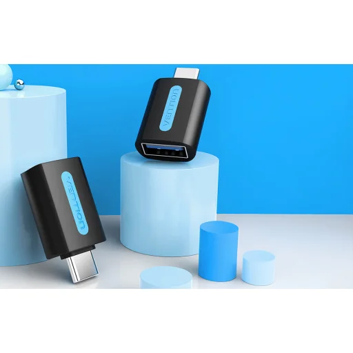 Vention Adapter USB CDUB0, USB-C férfi csatlakozó USB 3.0 női csatlakozóhoz (fekete) - 5