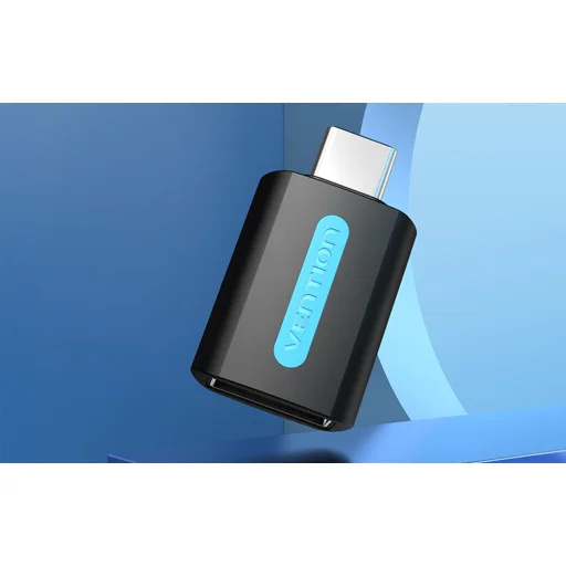 Vention Adapter USB CDTB0, USB-C férfi - USB 2.0 női (fekete) - 5