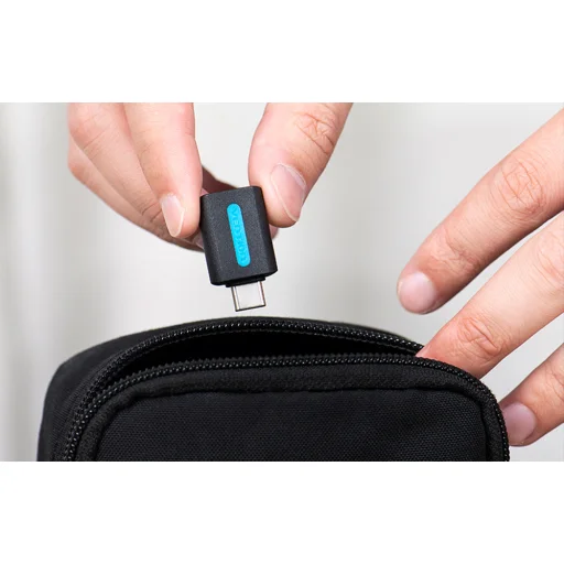 Vention Adapter USB CDTB0, USB-C férfi - USB 2.0 női (fekete) - 8