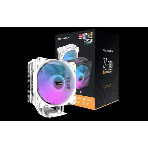 Darkflash Számítógép Radiátor Z4 PRO KÖDFEHÉR - 8