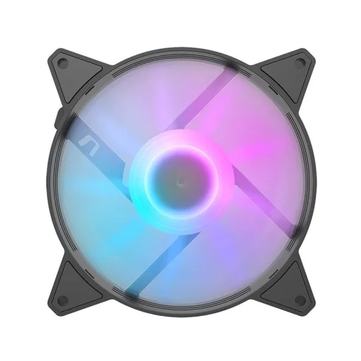 Darkflash C6 RGB ventilátor készlet számítógéphez 3in1 120x120 (fekete) - 2