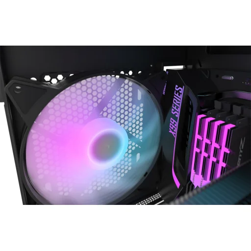 Darkflash C6 RGB ventilátor készlet számítógéphez 3in1 120x120 (fekete) - 5