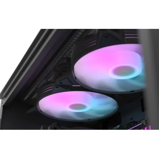 Darkflash C6 RGB ventilátor készlet számítógéphez 3in1 120x120 (fekete) - 6