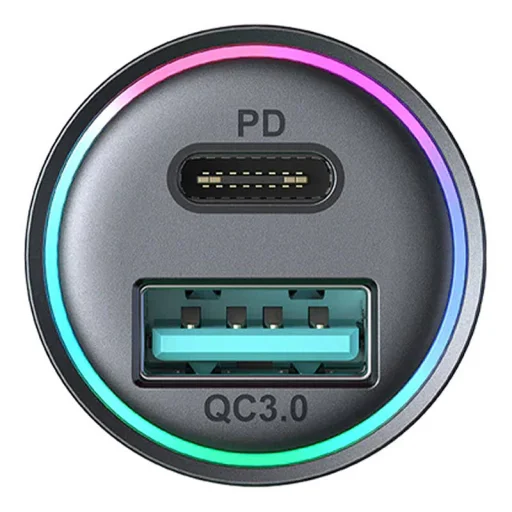 Joyroom autós töltő JR-CCN04, A+C 60W - 3