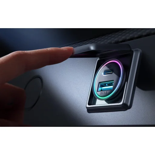 Joyroom autós töltő JR-CCN04, A+C 60W - 6