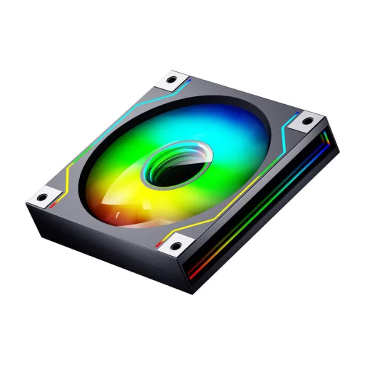 Darkflash DM20 számítógép hűtő ventilátor (fekete) - 3