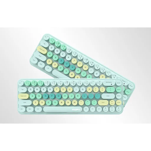Vezeték nélküli billentyűzet + egér szett MOFII Bean 2.4G (Zöld) - 5