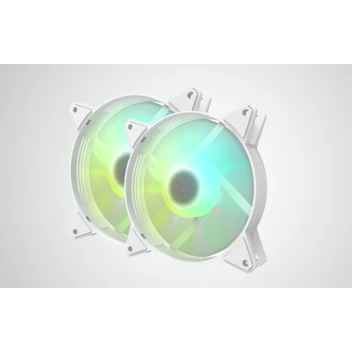 Darkflash C6 ARGB ventilátor készlet számítógéphez 3in1 120x120 (fehér) - 7