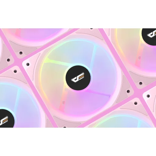 Darkflash CL12 LED Számítógép-ventilátor (120x120) (pink) - 7