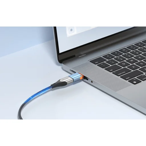 USB 3.1 C M - USB F OTG Adapter zsinórral Vention (Szürke) - 5
