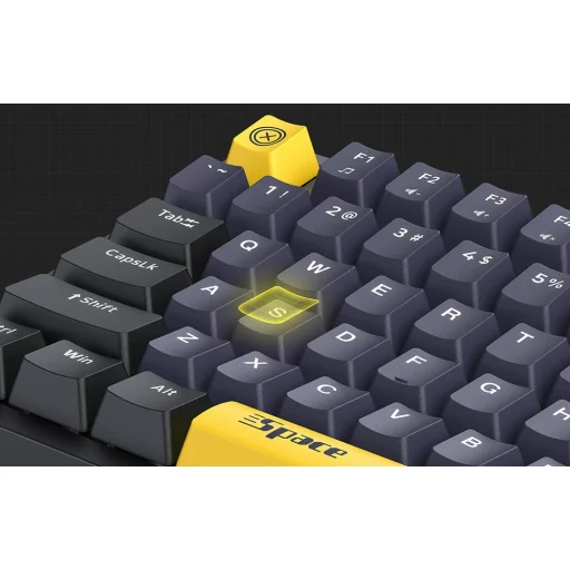 ONIKUMA G38 98 gombos USB vezetékes mechanikus billentyűzet Fekete - 6