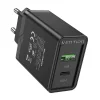 Fali töltő EU USB-A(18W) USB-C(20W) Vention FBBB0-EU 2.4A PD3.0 (fekete), thumbnail