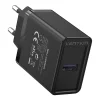 Fali töltő Vention FACB0-EU 1-portos USB (22.5W) Fekete thumbnail