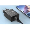 Fali töltő Vention FACB0-EU 1-portos USB (22.5W) Fekete thumbnail
