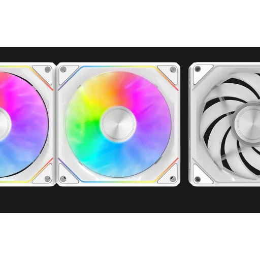 Darkflash Gauss G24 3 az 1-ben számítógépes ventilátorok (fehér) - 8